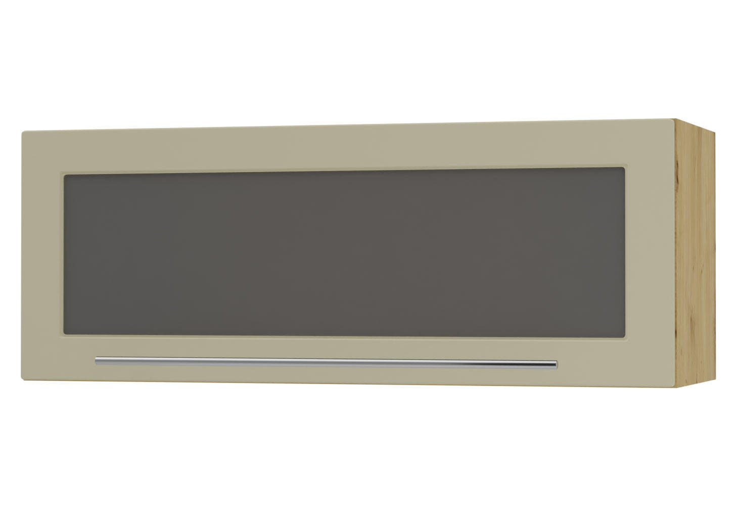 KÜCHENHÄNGESCHRANK Kvantum W4BS/90-AV Vanille Matt / Eiche Artisan Matt 90 / 32,5 / 36cm - Creme/Eiche Artisan, Holz/Holzwerkstoff (90/36/32.5cm) - Feldmann-Wohnen