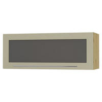 KÜCHENHÄNGESCHRANK Kvantum W4BS/90-AV Vanille Matt / Eiche Artisan Matt 90 / 32,5 / 36cm - Creme/Eiche Artisan, Holz/Holzwerkstoff (90/36/32.5cm) - Feldmann-Wohnen