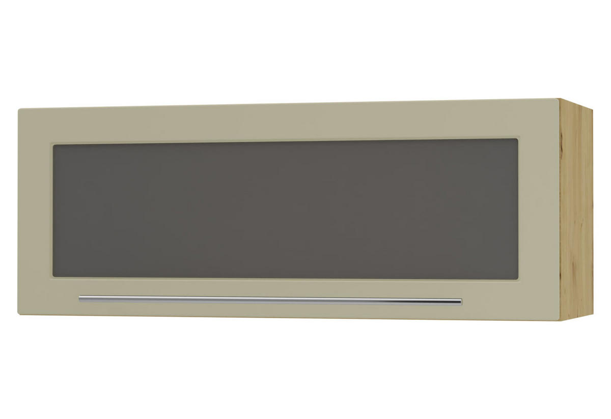 KÜCHENHÄNGESCHRANK Kvantum W4BS/90-AV Vanille Matt / Eiche Artisan Matt 90 / 32,5 / 36cm - Creme/Eiche Artisan, Holz/Holzwerkstoff (90/36/32.5cm) - Feldmann-Wohnen