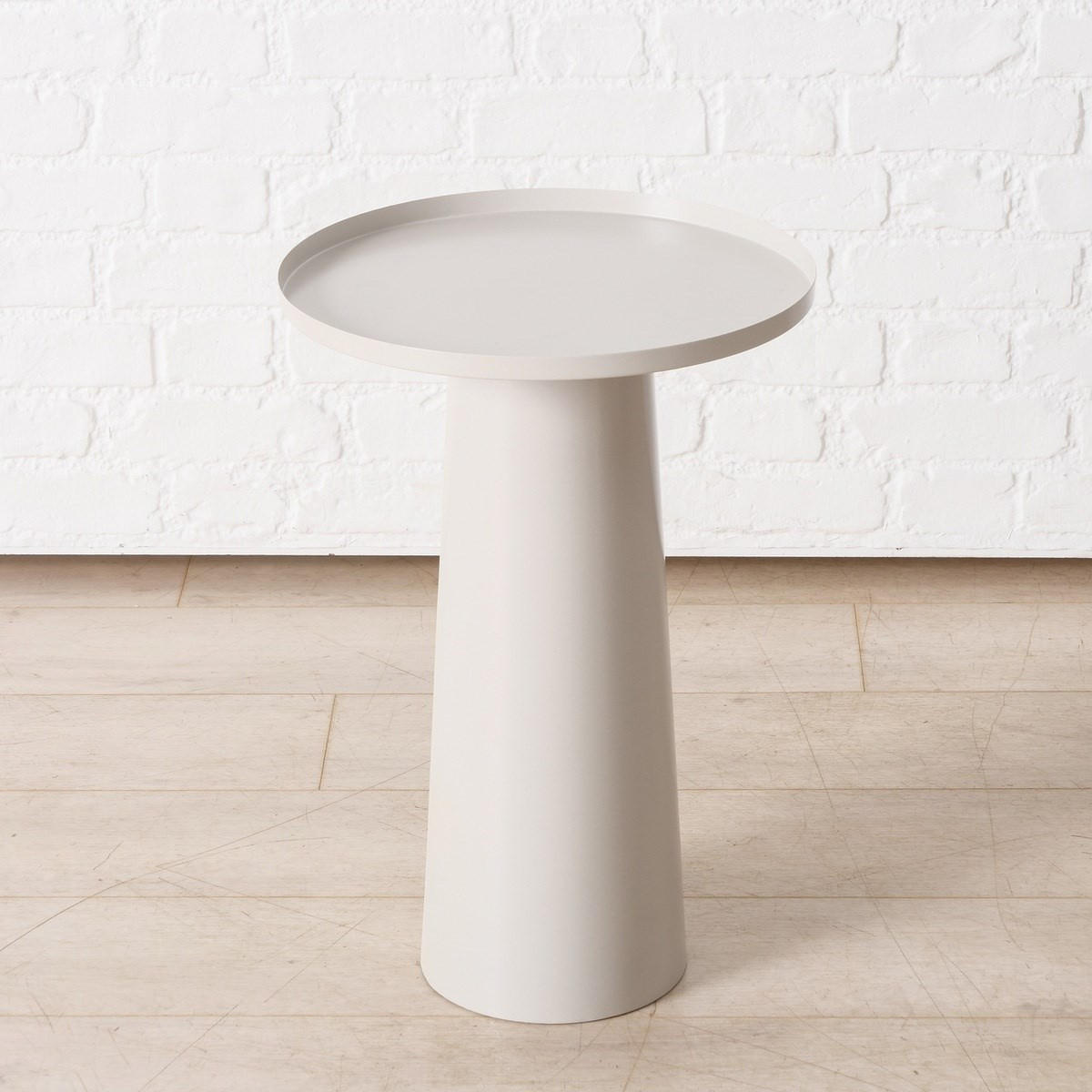 KAFFEETISCHE rund Jacky rund Grau - Grau, Metall (38/38/56cm) - Boltze Home