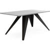 COUCHTISCH Vance rechteckig, Grauer Beton 120/60/48 cm - Hellgrau/Schwarz, Holzwerkstoff/Metall (60/120/48cm) - WFL GROUP