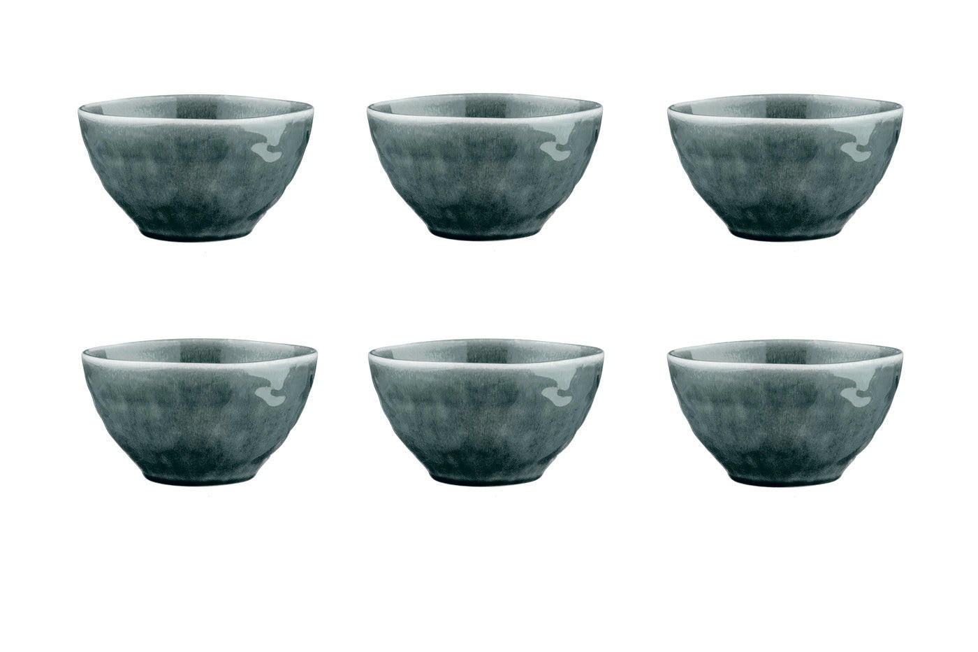 SCHALEN Moon Ø14,5cm - 6er-Set - Petrolfarben - Blau, Keramik (14.5cm) - Björn