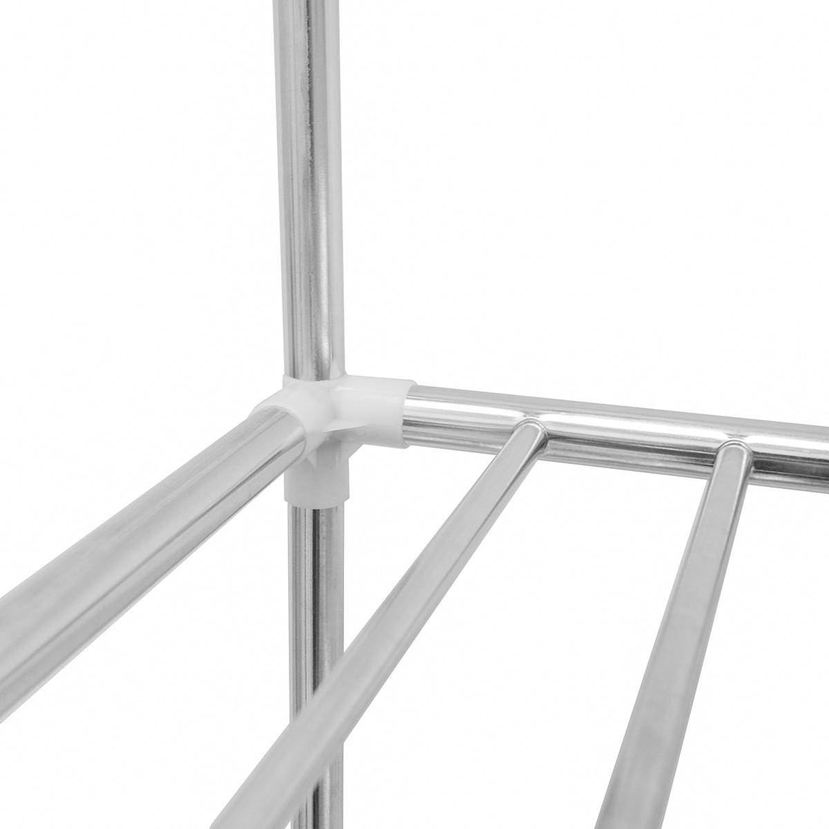 METALL-KLEIDERSCHRANK 178x128x44,5 cm - Silberfarben, Metall (44.5/178/128cm) - eyepower
