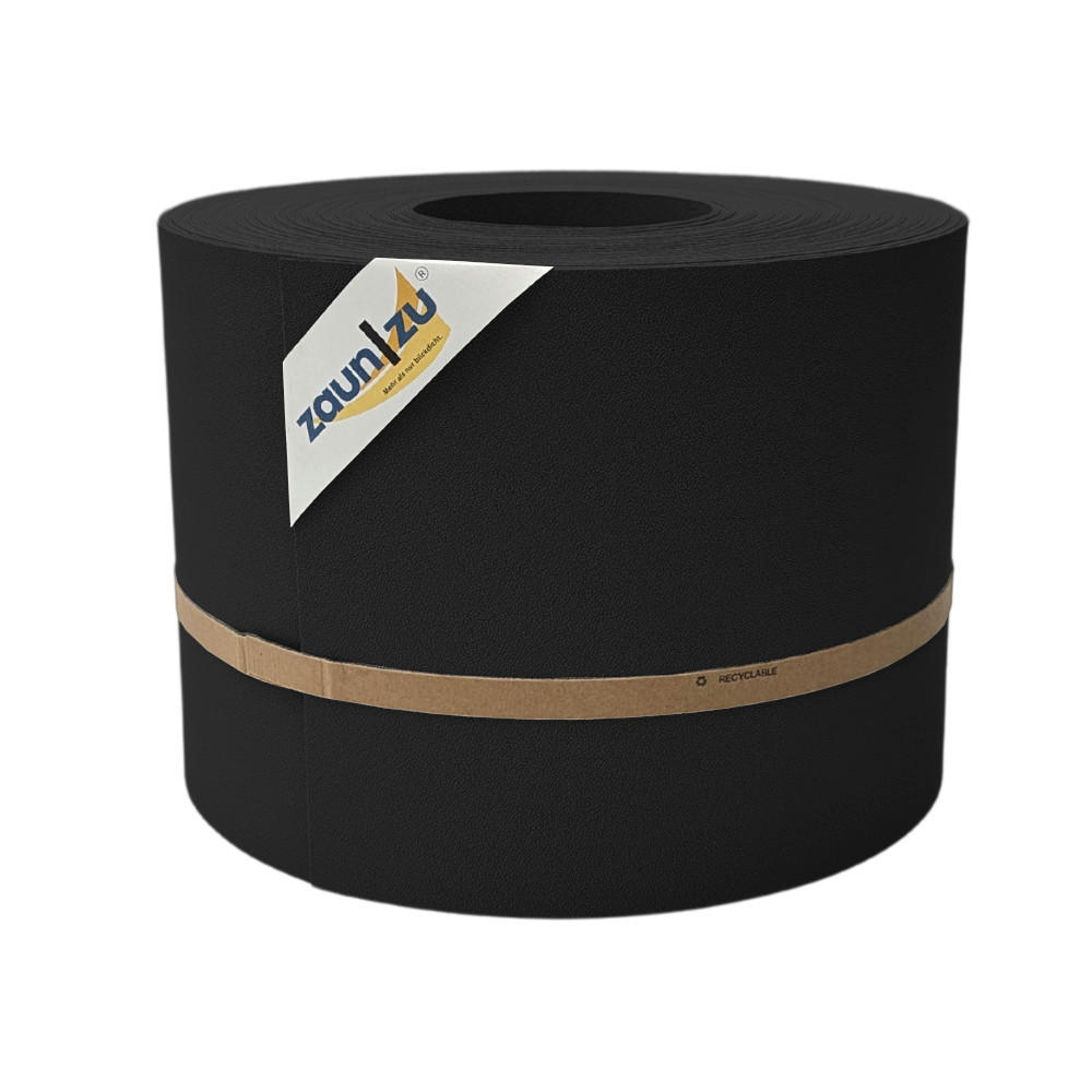SICHTSCHUTZSTREIFEN PP für Doppelstabmatten Zaunblende Schwarz, 35m - Schwarz, Kunststoff (3500/19cm) - ZAUN|ZU