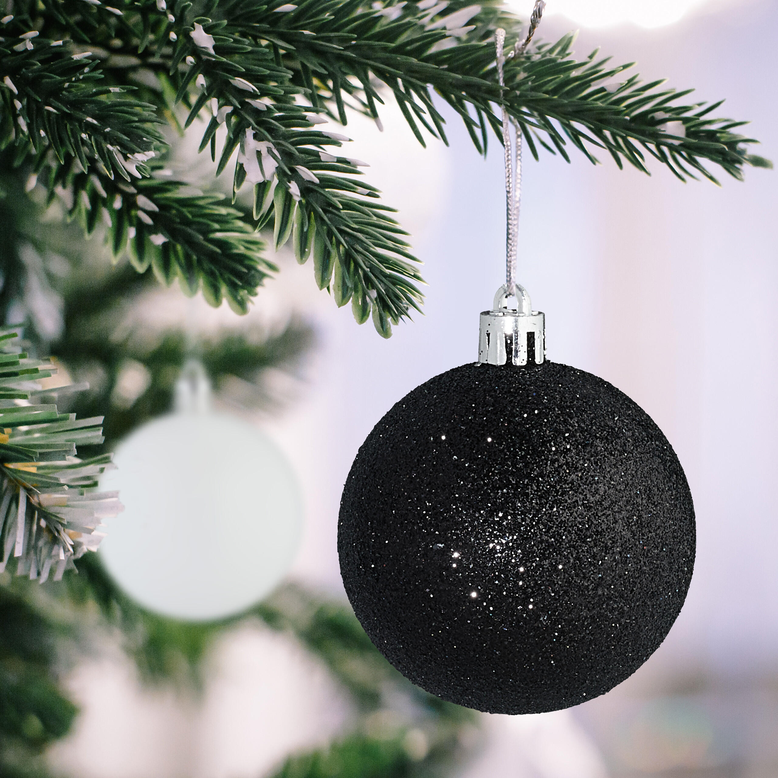 30XWEIHNACHTSKUGELN - Multicolor, Kunststoff (6/7/6cm) - Relaxdays
