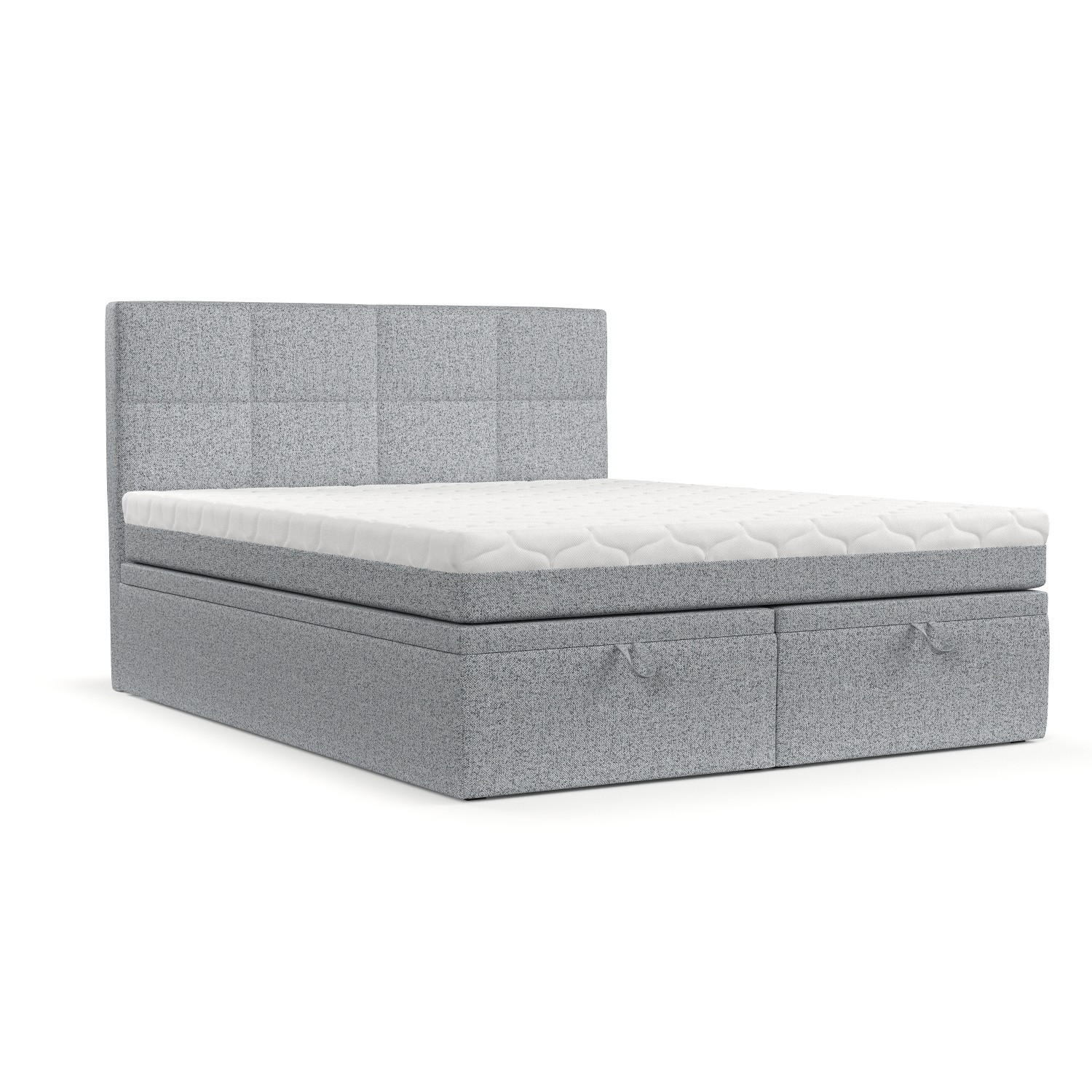 AltaBeds Boxbett Grau 140x200 cm