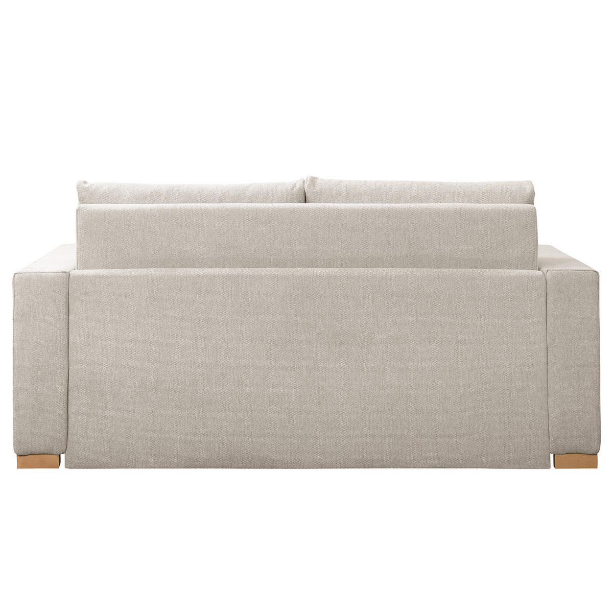 SCHLAFSOFA - Buchefarben/Silberfarben, Holz/Buchenholz (173/90/90cm) - home24