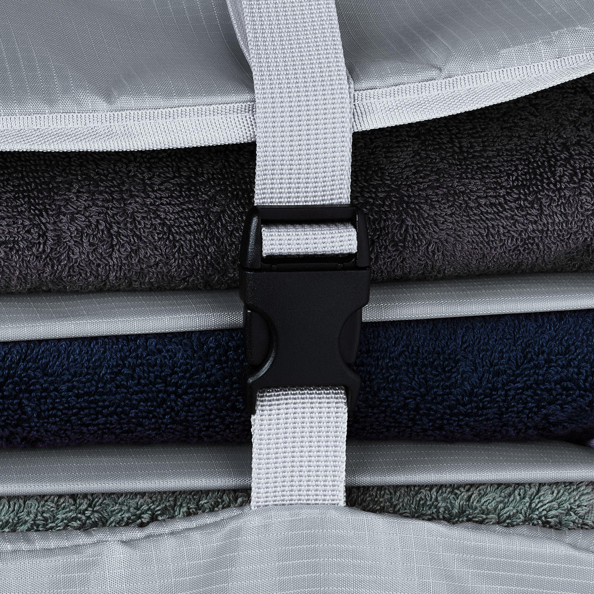 GEPÄCK-ORGANIZER - Grau, Textil/Metall (44/55/30cm) - Relaxdays