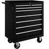 WERKZEUGWAGEN ,Rollen Ø 100 mm,schwarz - Schwarz, Metall (33/79/69cm) - tectake