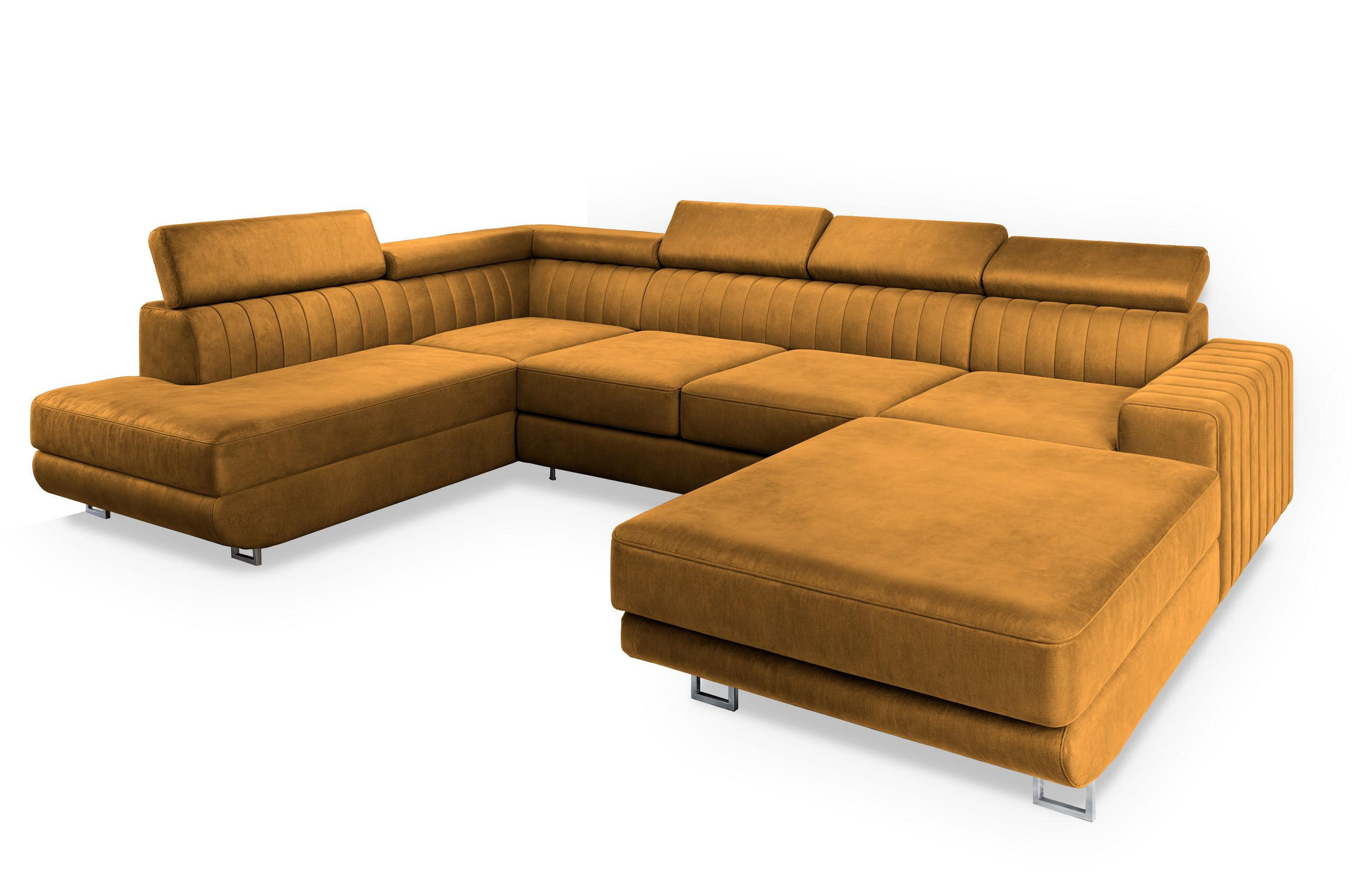 Masseno Wohnlandschaft Gelb 335x89x190 cm