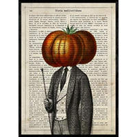 POSTER Menschliches Gemüse – Herr Tomate A4 Rahmenlos - Klar, Papier (29.7/5/21cm) - Nacnic