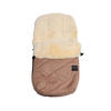 LAMMFELL-FUSSSACK Paat 2.0, sand - Beige, Fell (45/85cm) - Kaiserbaby