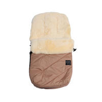 LAMMFELL-FUSSSACK Paat 2.0, sand - Beige, Fell (45/85cm) - Kaiserbaby
