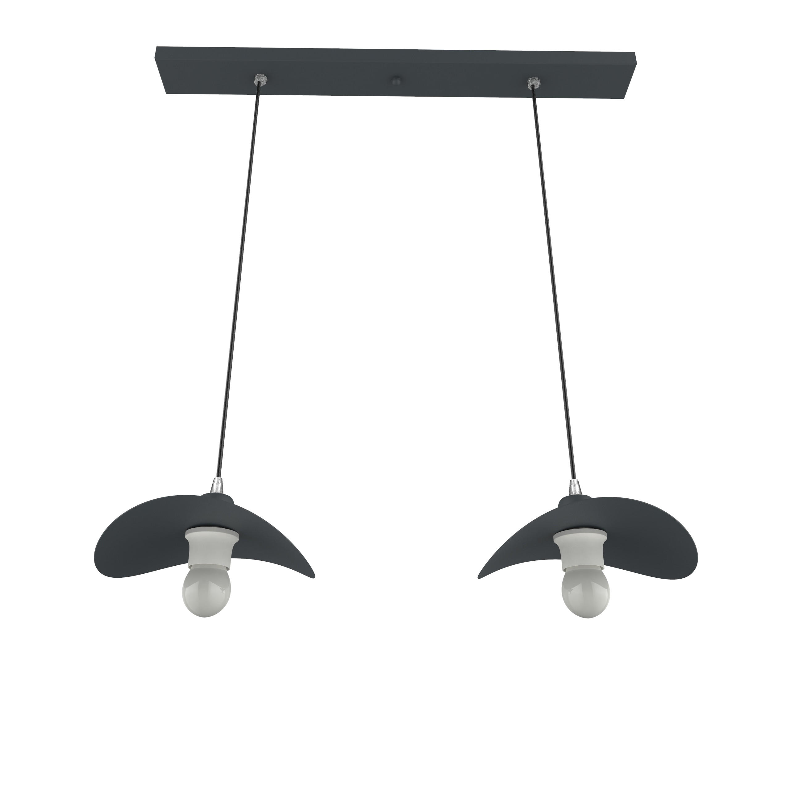 HÄNGELEUCHTE - Anthrazit, Metall (25/30/120cm) - Lumicom