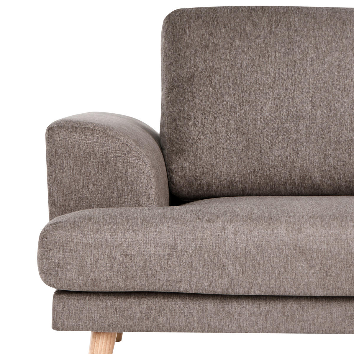 POHOVKA 3-místná Látka Hnědá Kildal - hnědá, textil (214/90/96cm) - Beliani