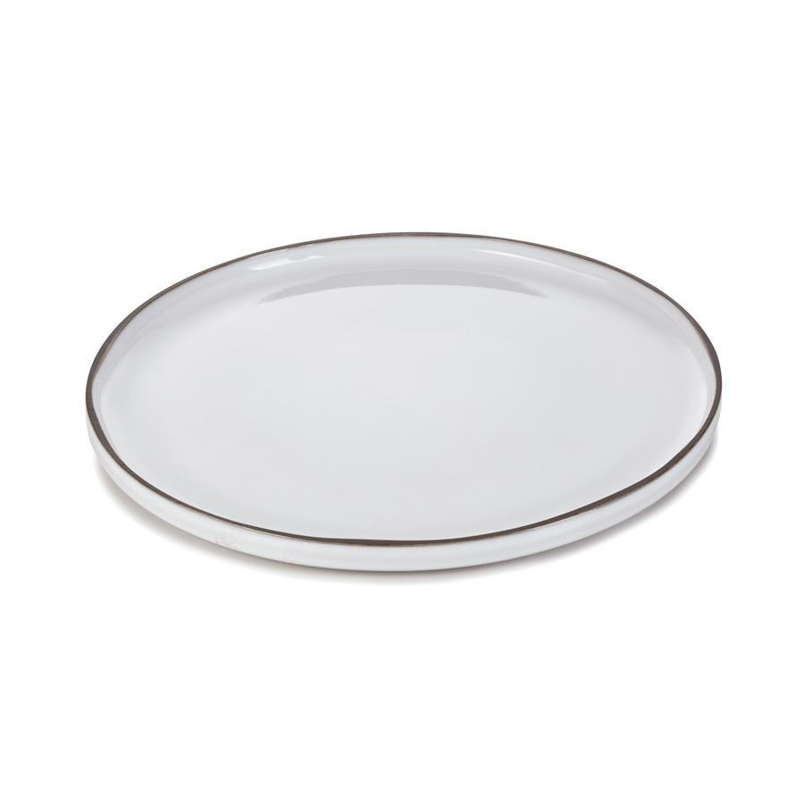 PLATZTELLER CARACTERE 30 cm Kumuluswolke weiss - Weiß, Keramik (30cm) - Revol Porcelaine France
