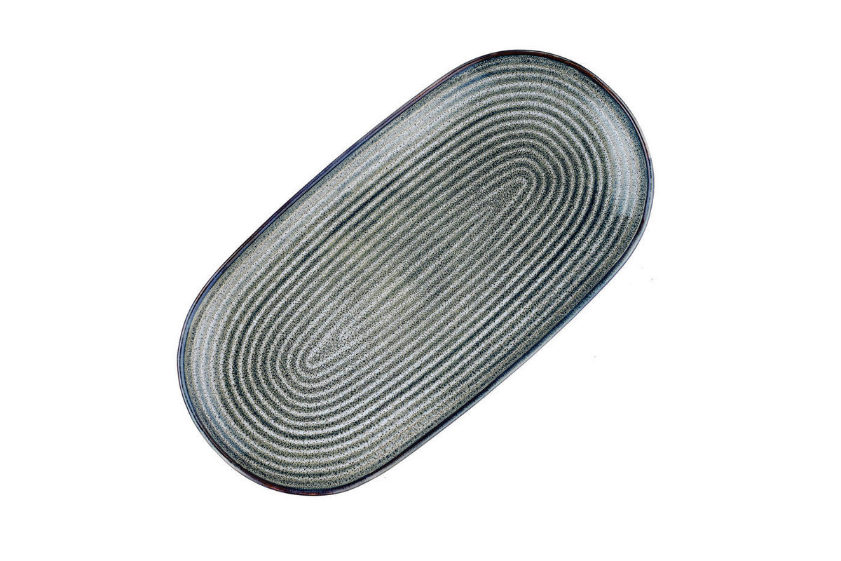 SERVIERPLATTEN Zen - 3er-Set - Natur - Grau, Keramik (1/1/1cm) - Björn