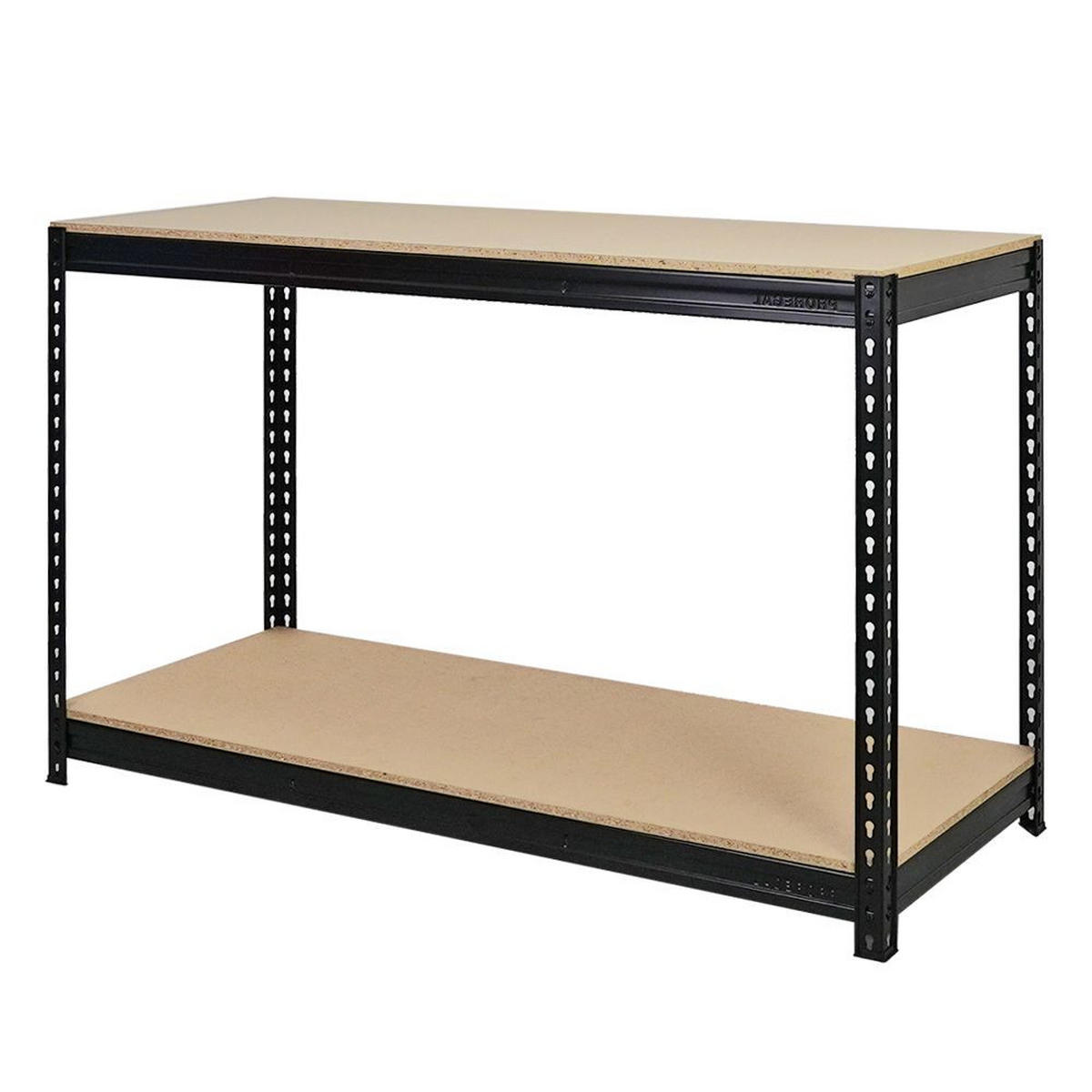 WERKBANK Strong Beast 5er-Set mit 5x 90x150x60 cm Fachlast 500 kg Schwarz - Schwarz, Metall (750/90/60cm) - PROREGAL