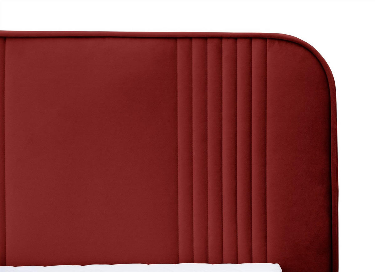 BOXBETT Alize - Rot, Holzwerkstoff/Textil (180/200cm) - Fun Möbel