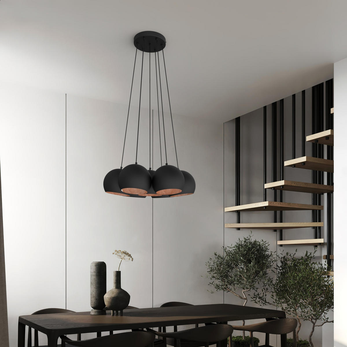 HÄNGELEUCHTE - Kupferfarben, Metall (25/25/20cm) - Lumicom