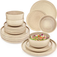 TAFELSERVICE KAIRO MOCHA - 18 teilig aus Steingut - Beige, Keramik (40/50/40cm) - Sänger