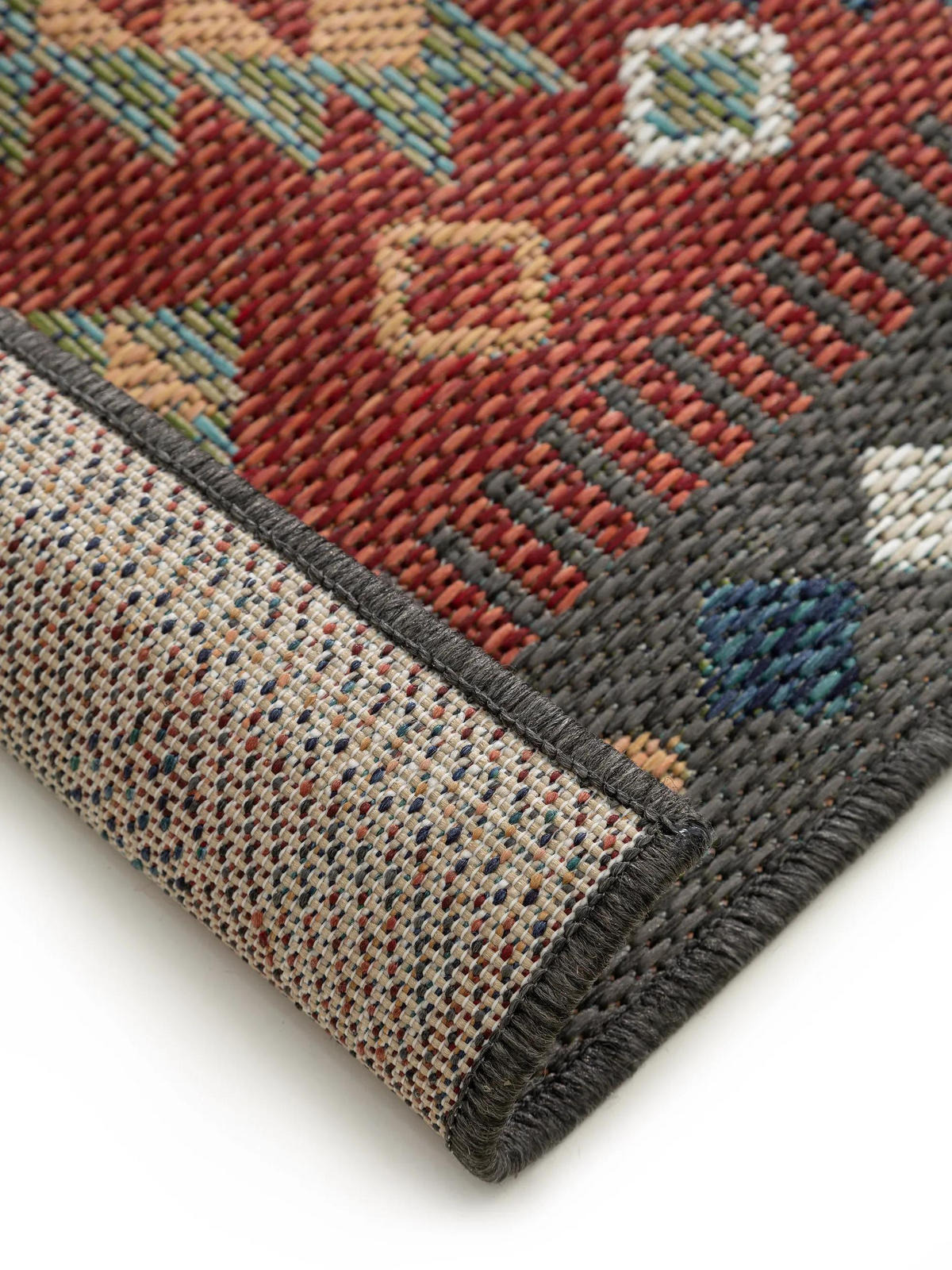 OUTDOORTEPPICH Mirena Rot 80x150 cm - Rot, Textil (80/150cm) - benuta Nest