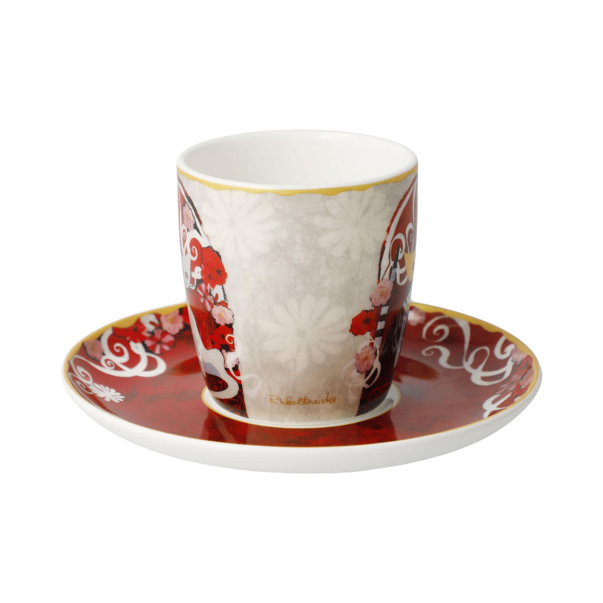 ESPRESSOTASSE Rosina Wachtmeister - Templi dell amore, Fine Bone China, 100 ml - Multicolor, Keramik (0.1L) - Goebel