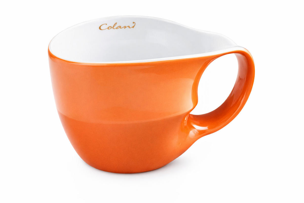 JUMBOTASSE orange ohne Untertasse - Orange, Keramik (0.45L) - Luigi Colani Porzellan