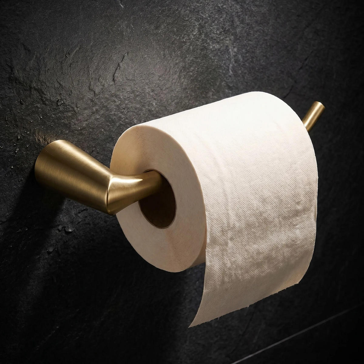 HALTER Für Toilettenpapier Rea 16205 Vibe Brush Gold - Goldfarben, Metall (22.5/3.5/7.8cm) - REA