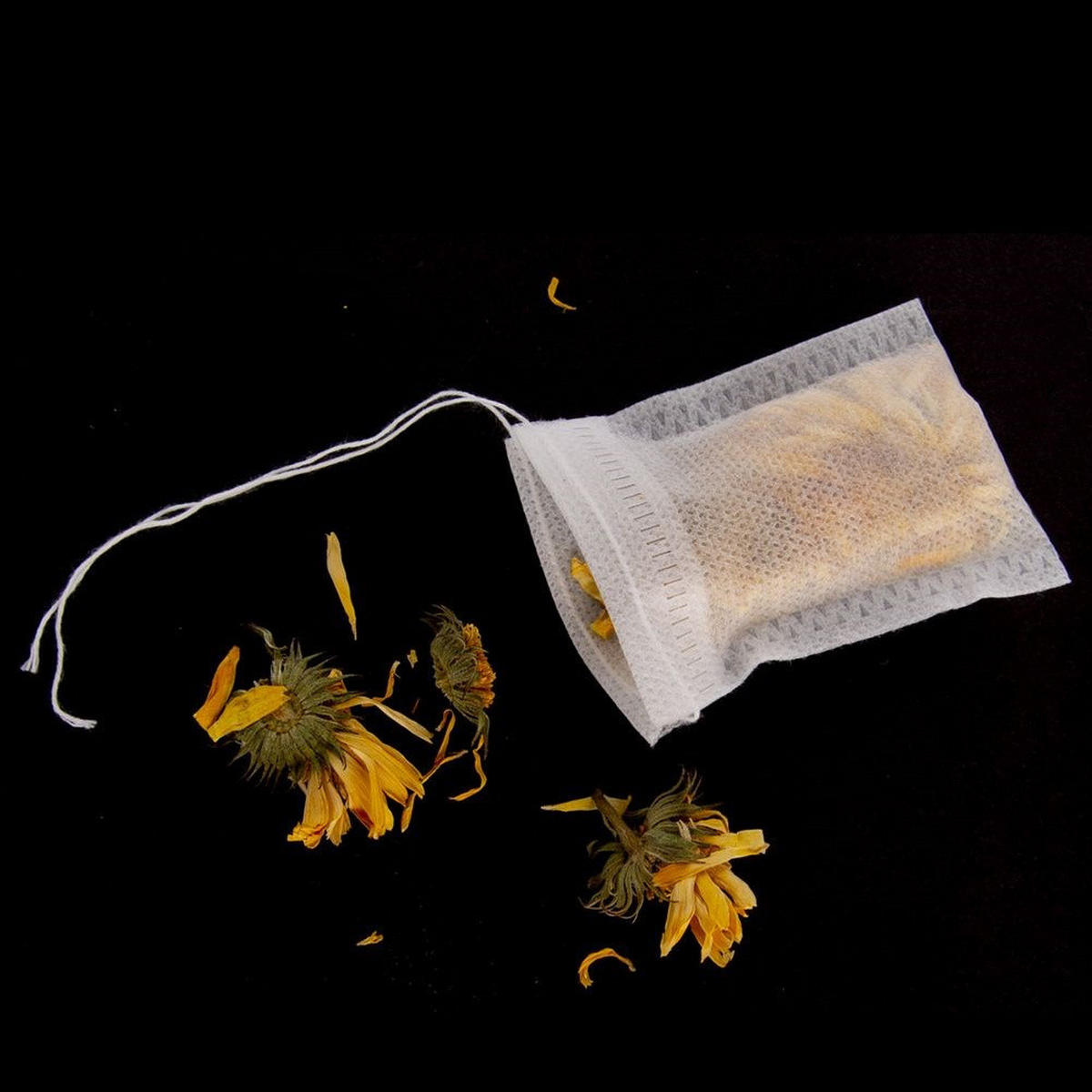TEEBEUTEL 100 Stück. - Weiß, Papier (7/0.5/5.5cm) - Orion 