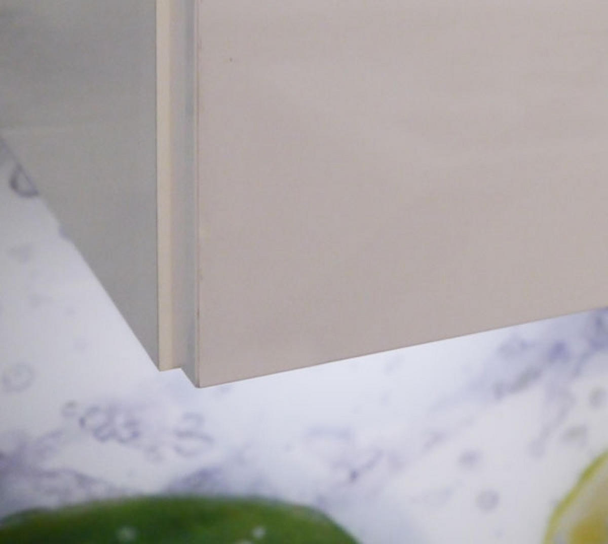 KÜCHENHÄNGESCHRANK Essen W4/50 Graphit Hochglanz / Grau Matt 50 / 32,5 / 96cm - Graphitfarben/Grau, Holz/Holzwerkstoff (50/96/32.5cm) - Feldmann-Wohnen