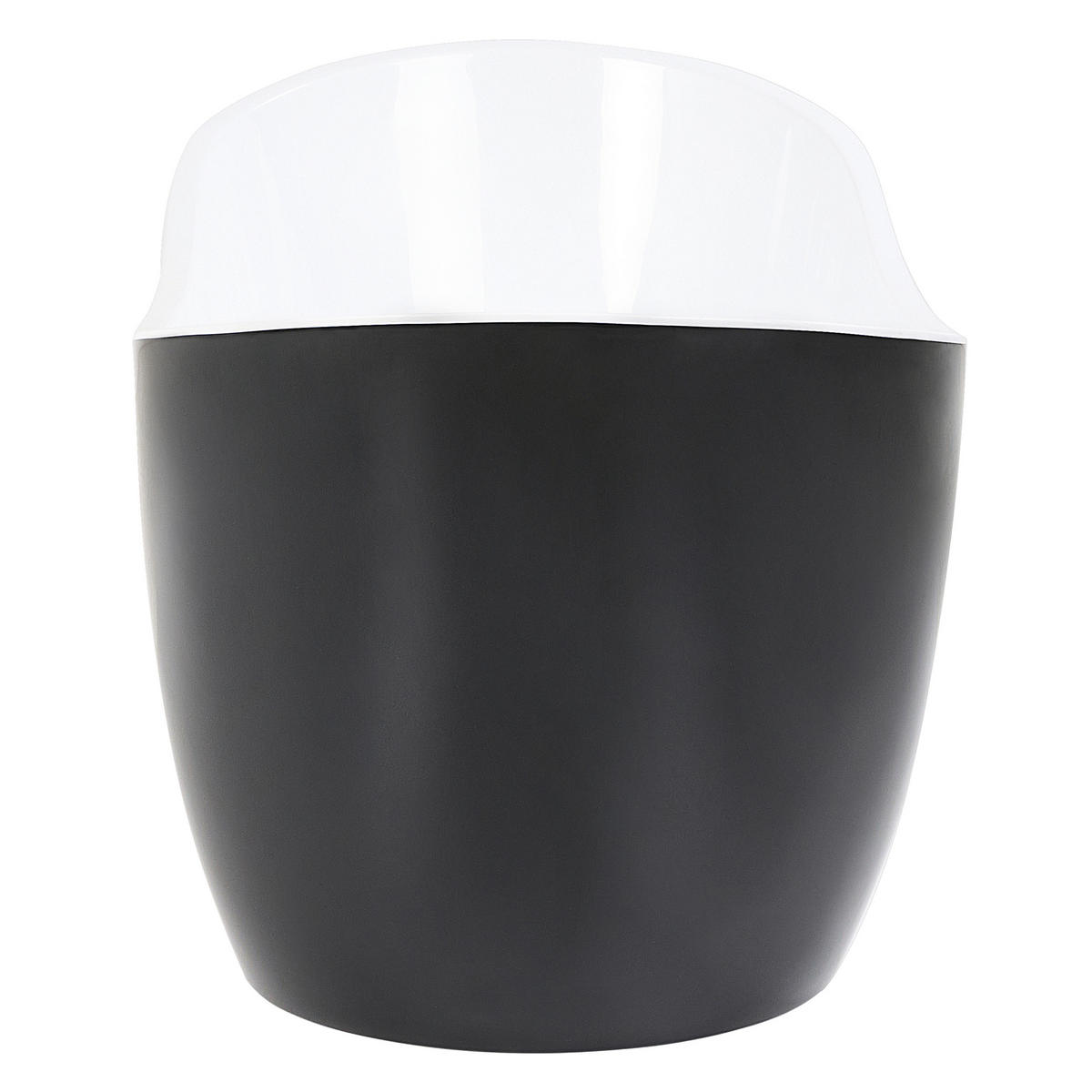 BADEWANNE FREISTEHEND 77x170x72 cm schwarz Antigua - Schwarz, Kunststoff (77/72/170cm) - Beliani