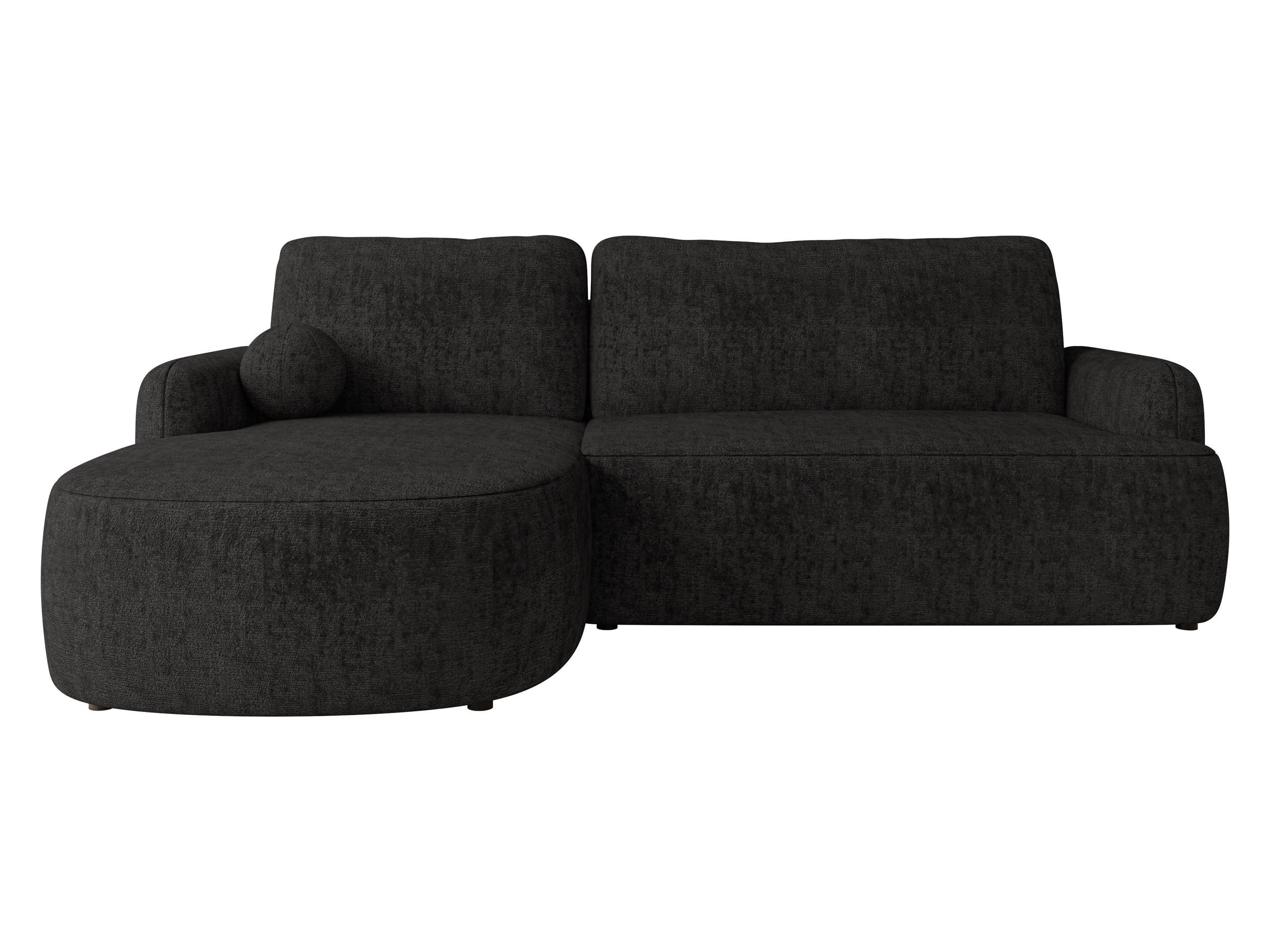 COLTAR Loridu Premium, Stanga - negru, material plastic/material textil (250/174cm) - MIRJAN24