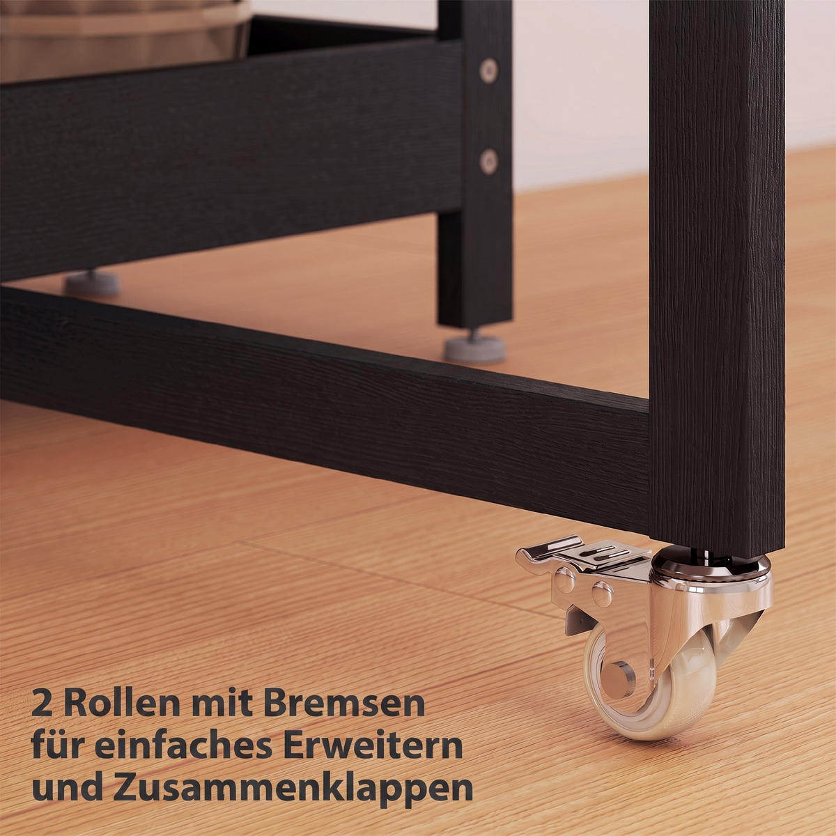 ESSTISCH Schwarz 133.4/80.0/75.0 - Schwarz, Holzwerkstoff (133.4/80/75cm)