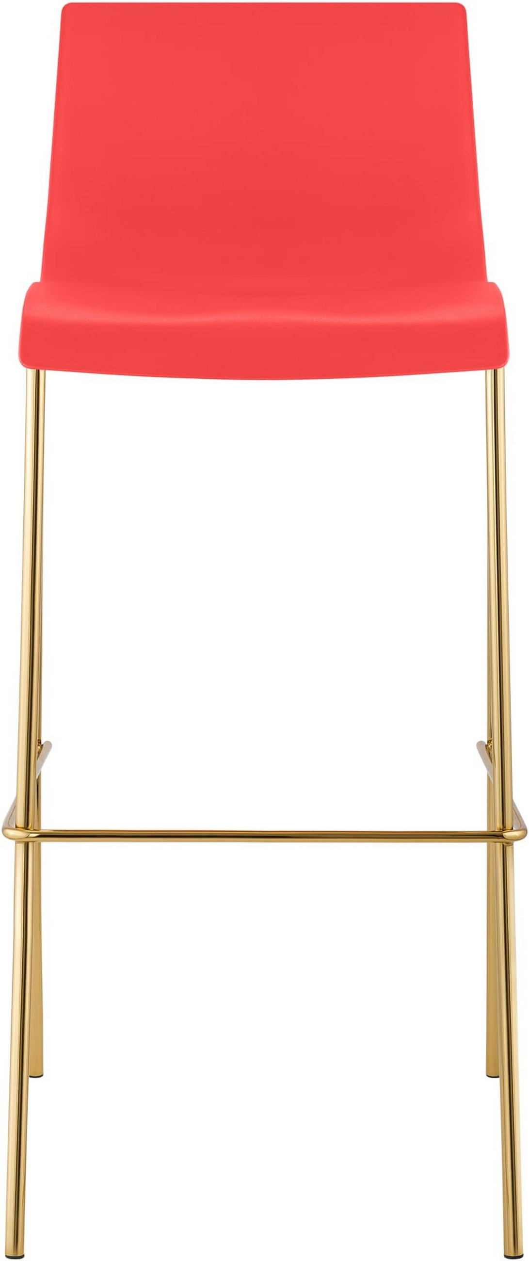 BARHOCKER Hover 100x43x48 cm rot - Rot, Kunststoff (43/100/48cm) - furnicato
