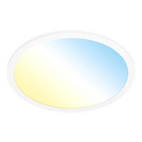 LED AUFBAUPANEL Weiß Dimmbar Fernbedienung - Weiß, Metall (40/40/6.2cm) - Briloner