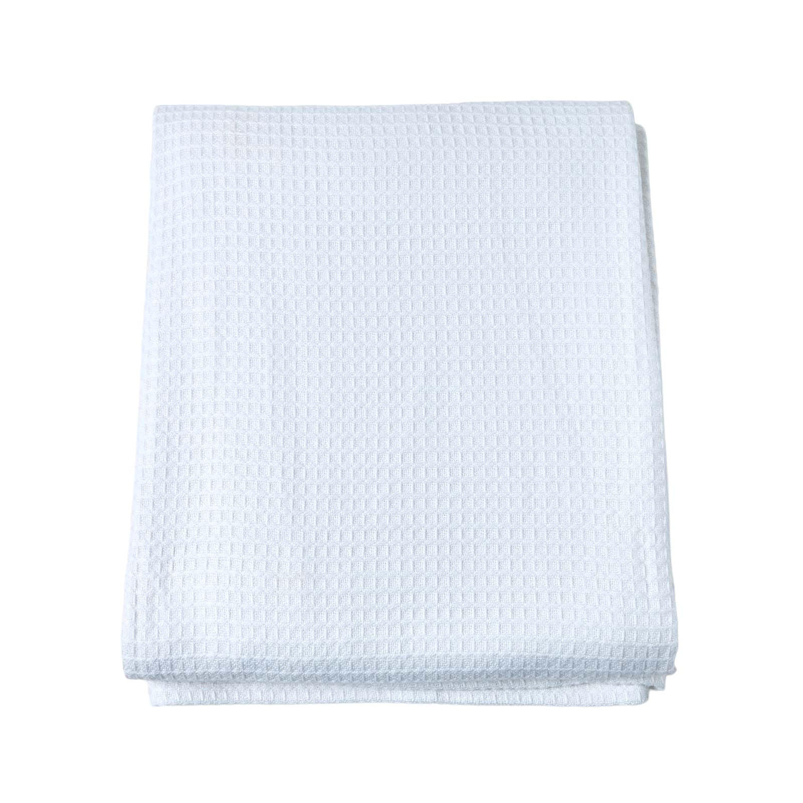 BIO-WOHNDECKE Waffelpiqué 180/230 cm - Weiß, Textil (178/228cm) - Homescapes