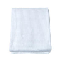 BIO-WOHNDECKE Waffelpiqué 230/250 cm - Weiß, Textil (250/230cm) - Homescapes