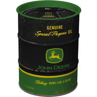 SPARDOSE Ölfass John Deere Special Purpose Oil Black - Multicolor, Metall (9.3/11.7/9.3cm) - Nostalgic-Art