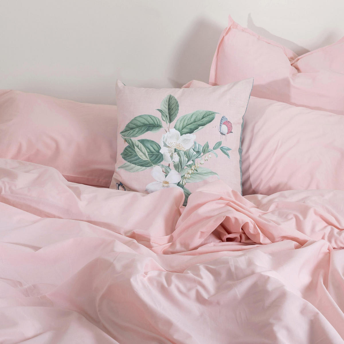 BETTBEZUG basic 260x240 cm (übergrösse) hellrosa - Rosa, Textil (260/240cm) - Happy Friday