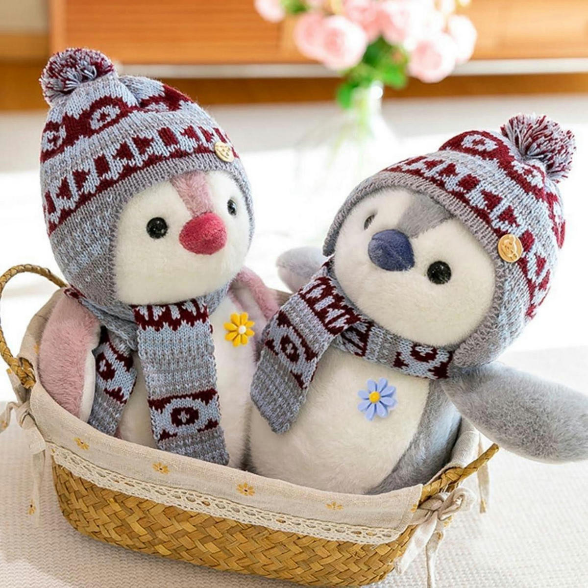 KUSCHELTIER Pinguin Grau 20 cm - Multicolor, Textil (21/20cm)
