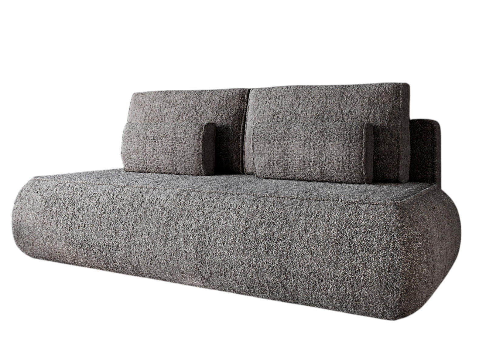 SCHLAFSOFA mit Bettkasten BELLS Graphit - Graphitfarben, Holzwerkstoff (214/96/96cm) - Compleo24
