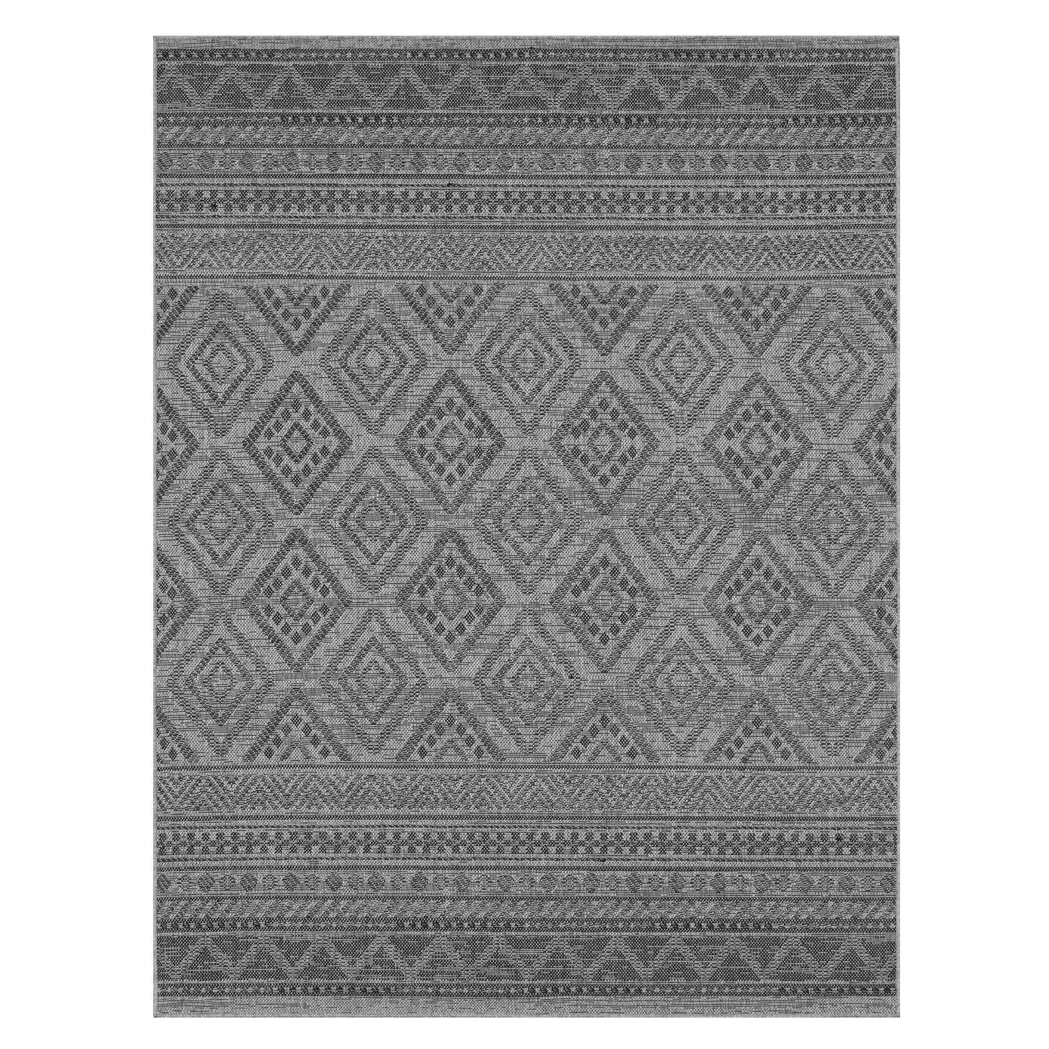 OUTDOORTEPPICH Anthrazit 80 x 150 cm - Anthrazit, Kunststoff (80/150cm) - TT Home