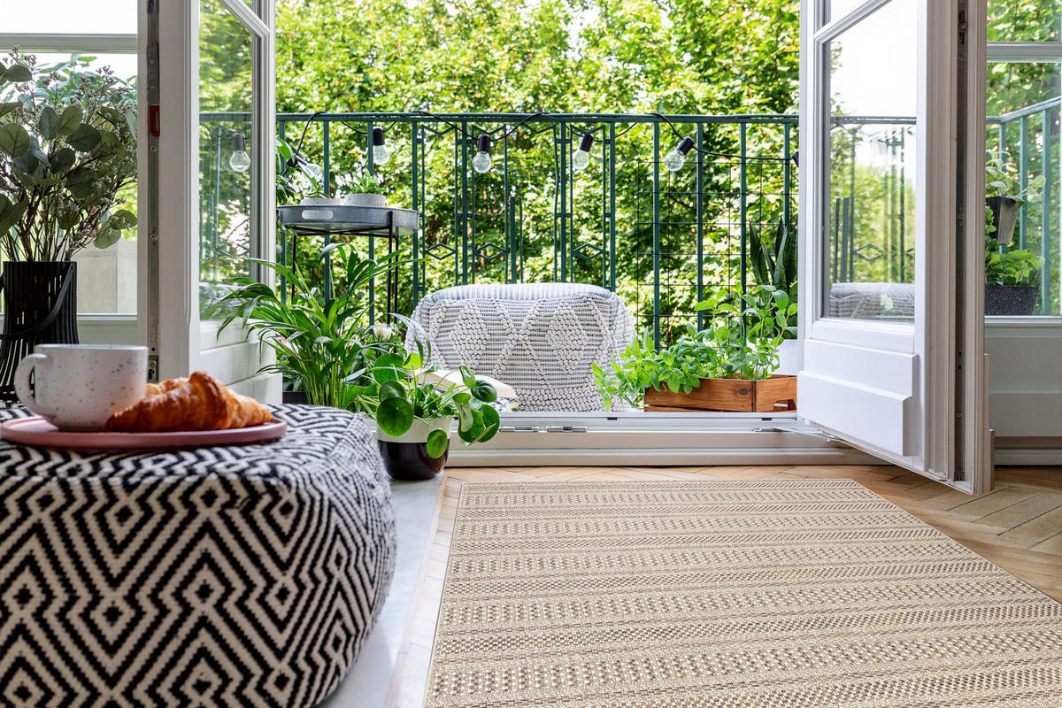 TEPPICH Boho 160/230 cm - Beige, Textil (160/230cm) - rugsX