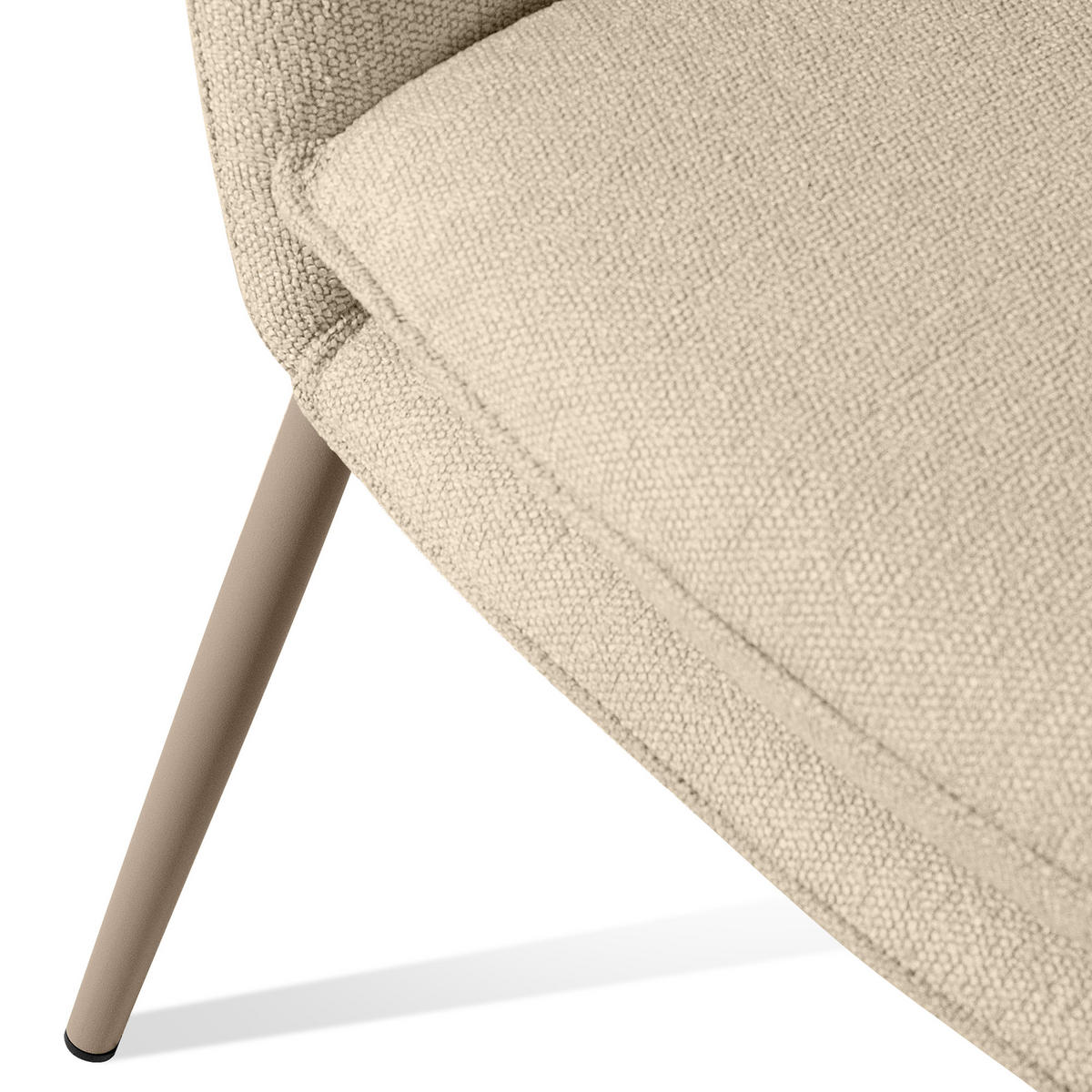 GARTENSESSEL SOLIS Loungesessel, - Creme, Textil/Metall (69/76/66cm) - KONSIMO®