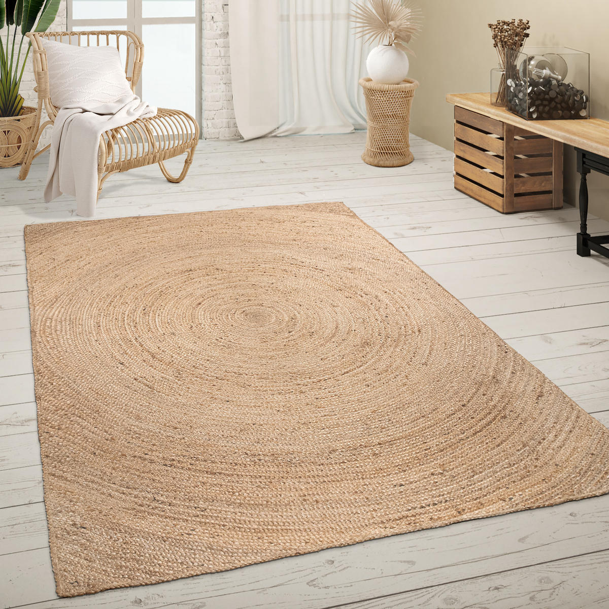 HOCHFLORTEPPICH 160/230 cm Skive 687 - Naturfarben, Textil (160/230cm) - Paco Home