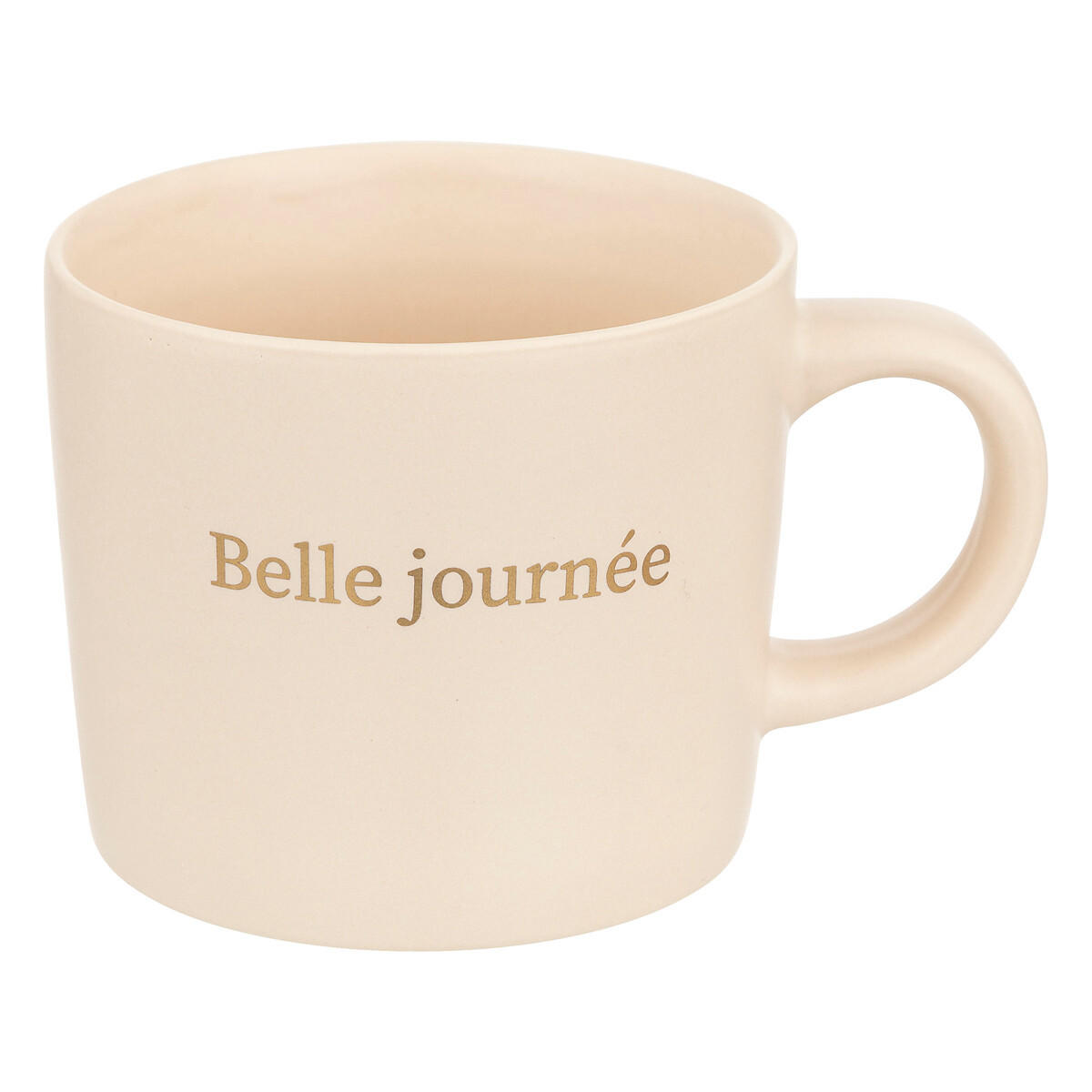 KAFFEETASSEN auf Holzständer Belle Mehrfarben 200 ml 13,3/13,3/13 cm - Multicolor, Keramik (0.2L) - Secret de Gourmet
