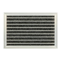 FUSSMATTE - Multicolor, Kunststoff/Metall (60/40cm) - Relaxdays