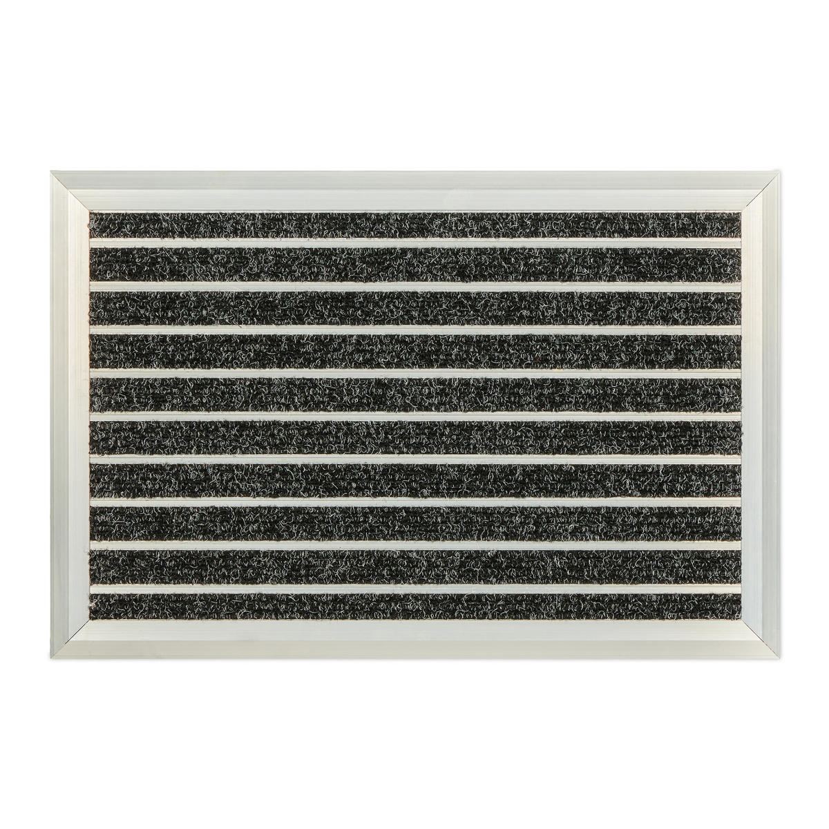 FUSSMATTE - Multicolor, Kunststoff/Metall (60/40cm) - Relaxdays