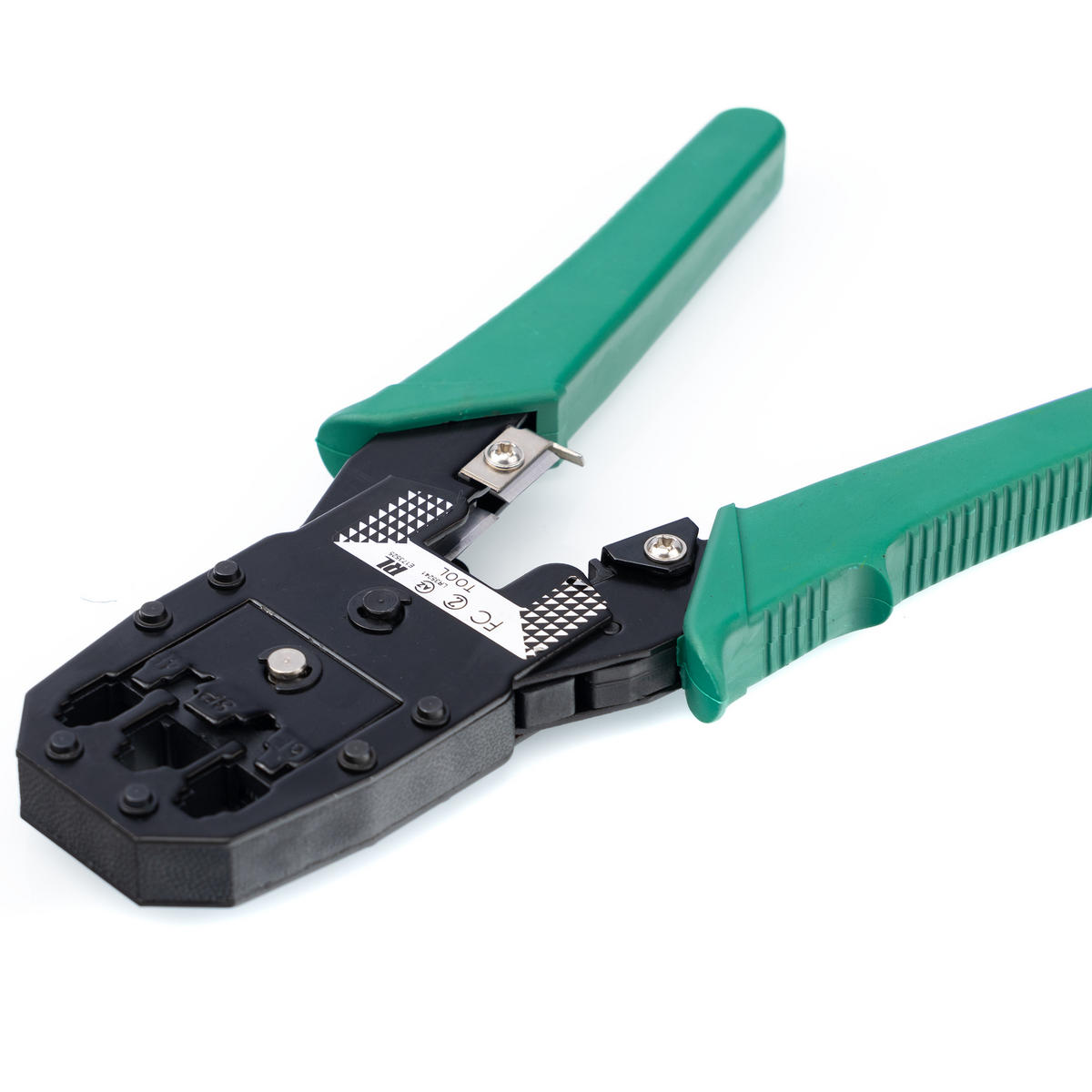 CRIMPZANGE Universal 10-in-1 Set - 146-tlg., Kabeltester RJ9/11/12/45, RJ45 20 St, 100 Kabelbinder - Multicolor, Kunststoff/Metall (27/15/6cm)